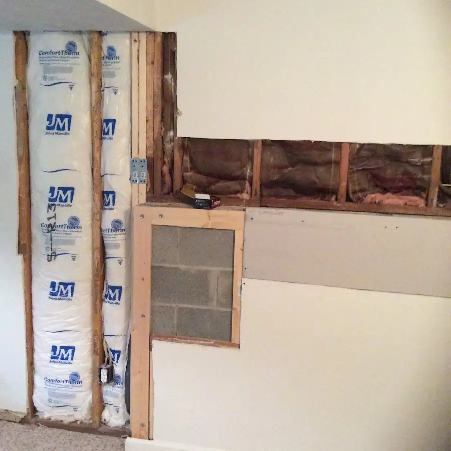 Wall insulation replacement during Contents Cleaning & Restoration in Benicia